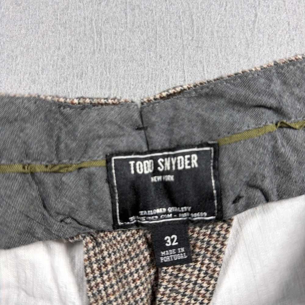 Todd Snyder Men's Corduroy Pants in Light Brown Herringbone - Picture 6 of 11